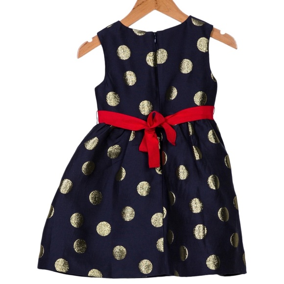 Mini Boden Polka Dot Formal Dress - Picture 2 of 5